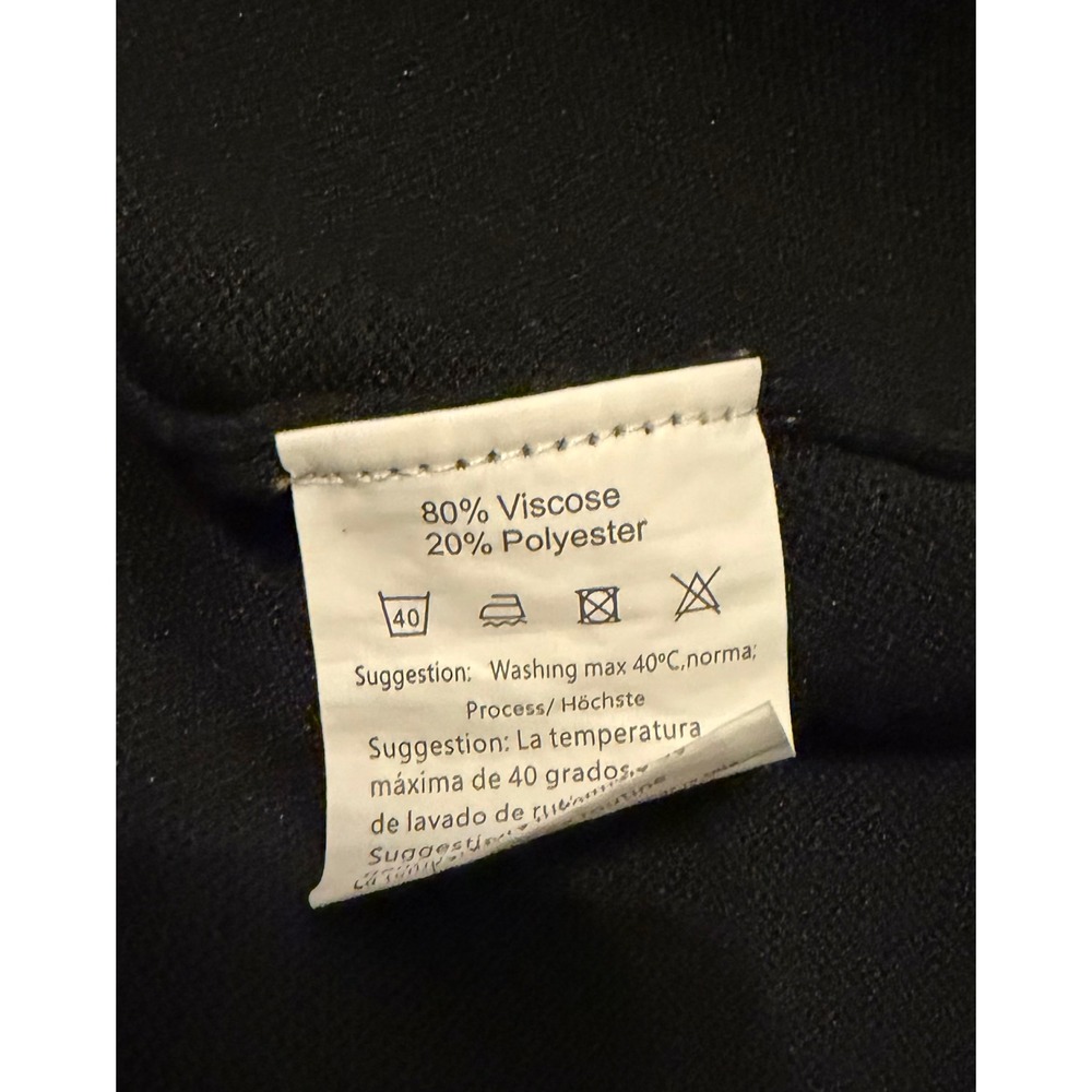 Men's Black Knit Sweater Tee Minimalist Quiet Luxury Old Money Size S - Picture 7 of 7